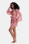 Mysthelle Super Comfy Lace Robe - Blush Pink — thumbnail 3